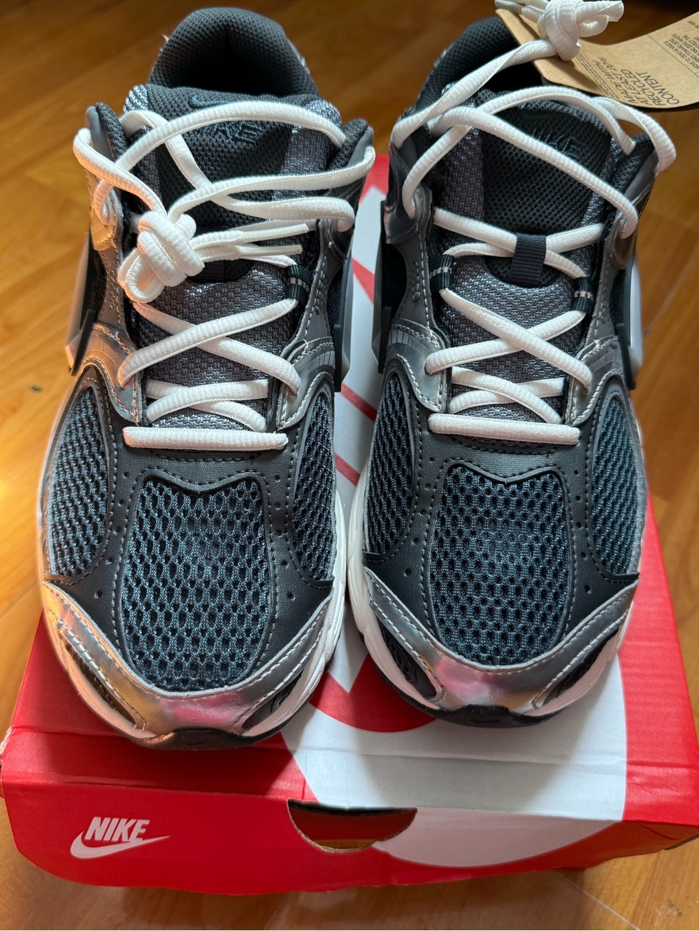 Nike V5 RNR Black and White Athletic Sneakers